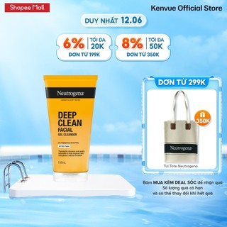 Sữa Rửa Mặt Neutrogena Làm Sạch Sâu Deep Clean Facial 150ml