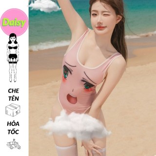 Bodysuit 2 cách mặt họa tiết anime Nhật Bản - jumsuit váy ngủ liền thân gợi cảm sexy