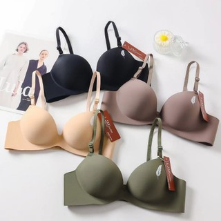 Áo lót nữ, áo ngực nữ đúc su, không gọng, đệm dày bàn tay nâng ngực chống xệ Lá Liễu - SU LÔNG VŨ