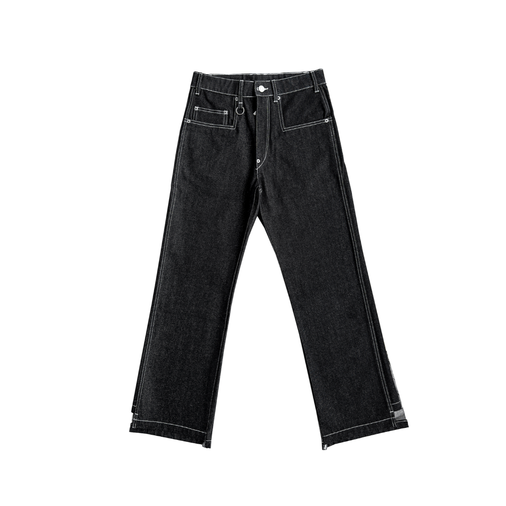 ALCYUS | RAW DENIM PTS/ BLACK