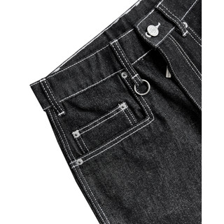 ALCYUS | RAW DENIM PTS/ BLACK
