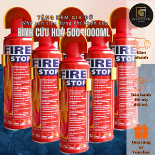 Loại bình Fire Stop thuc hien chua chay, cuu hoa mini cho xe ô tô, văn phòng, nhà ở mô hình