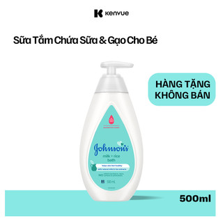  Sữa Tắm Johnson's Chứa Sữa và Yến Mạch - Dung tích 500ml