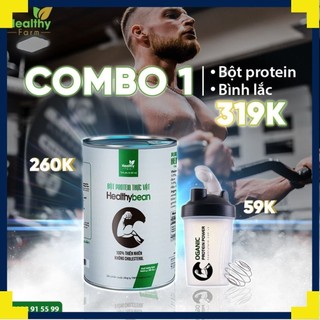 📛chính hãng📛 "combo 1" protein healthy bean hỗ trợ tăng cân - tăng cơ - giảm mỡ