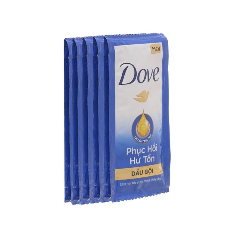 Dầu Gội, Kem Xả Dove 6g×10 gói
