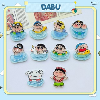 Huy hiệu cài áo pin cài balo DABU nhân vật hoạt hình cậu bé Shin bút chì dễ thương
