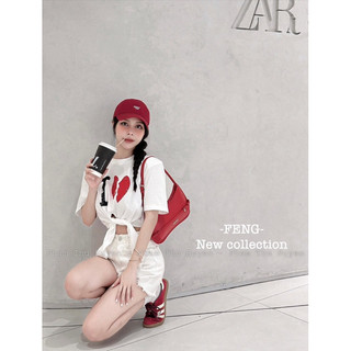 Phông croptop tim hot hit