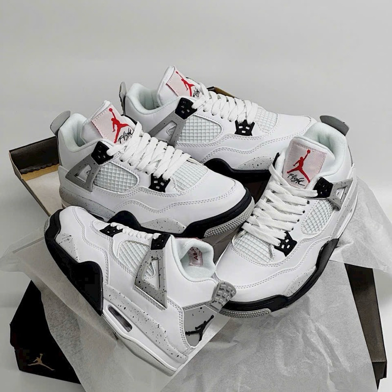 GIÀY J’D4 WHITE GRAY  LAI AU SC [ Full Box ]