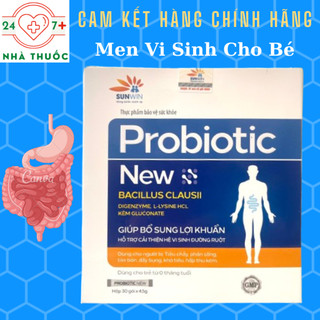 Men vi sinh probiotic new - bổ sung lợi khuẩn, giảm rối loạn tiêu hóa, giúp ăn ngon