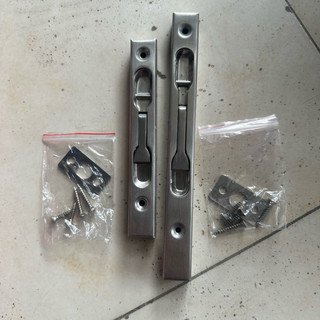Chốt âm cửa gỗ hammered inox