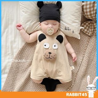 , Bodysuit cho bé trai bé gái từ 4-10kg, đồ đi chơi bé sơ sinh, UCHI45
