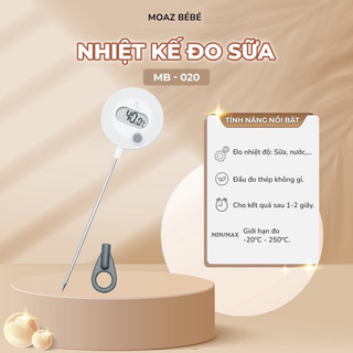 Nhiệt kế đo sữa moaz bébé - mb020 - bảo hành 1 năm