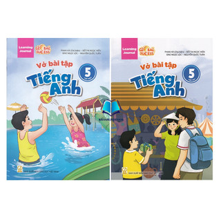 Sách - combo vở bài tập tiếng anh 5 - tập 1 + 2 - global success