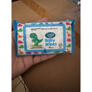 Khăn ướt bỏ túi tender soft baby wipes 10 tờ