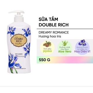 Sữa tắm Double Rich hoa Iris 550ml