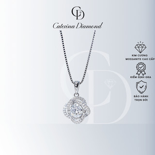 Dây chuyền nữ kim cương Moissanite Caterina Diamond exquisite silver necklace DN006