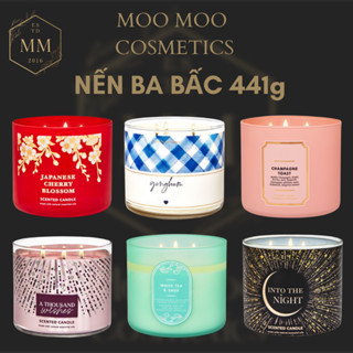 [Moomoocos] - Nến thơm ba bấc Bath & Body Works có sẵn có bill chính hãng Into the Night
