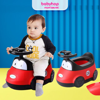 Bô vệ sinh cho bé MÔ HÌNH Ô TÔ Babyhop phù hợp với bé trai và bé gái 6 tháng đến 3 tuổi đế chống trơn trượt có vô lăng