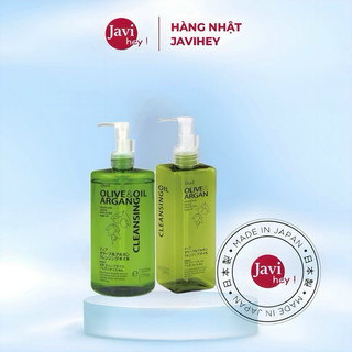 Dầu tẩy trang Deve chiết xuất dầu Olive và Argan làm sạch, cấp ẩm, dưỡng sáng chai 500ml & 200ml Nhật Bản