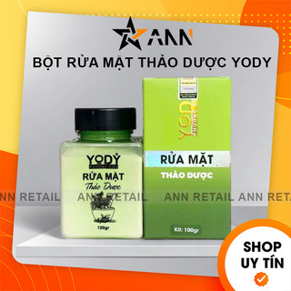 Bột rửa mặt thảo dược yody phương anh xoá mã