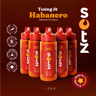 Combo 5 Chai Tương Ớt Habanero SOTZ - Habanero Hot Sauce - 250g x 5 chai