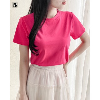 Áo phông trơn cổ tròn phù hợp cân nặng dưới 52kg Twenty.5 - TL14