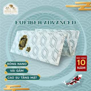 Nệm Đa Tầng Cao Su Bông Gấp 3 Eufiber Advanced Kim Cương, Êm Ái, Nâng Đỡ Cột Sống Tối Ưu