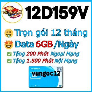 SIM VINA 4G VD149 U1500 D159V BIG50Y VD89P D89Y D500 GỌI VÀ XÀI DATA HOÀN TOÀN MIỄN PHÍ