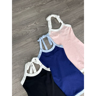 Đầm cổ yếm F21