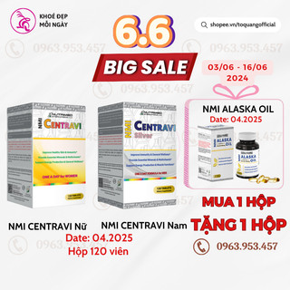 Thực phẩm bảo vệ sức khỏe NMI CENTRAVI tăng cường sức khỏe, tăng đề kháng cho cơ thể