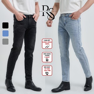 Quần Jean Nam Skinny Dáng Ôm Chất Vải Co Giãn 4 Chiều Avocado, Quần Bò Nam Dáng Ôm Ống Côn Slimfit 8 Màu