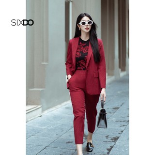 Quần nữ kẻ dọc sixdo