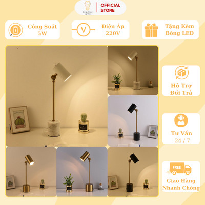 Đèn Bàn Học , Đèn Làm Việc Đọc Energy Green Lighting DB-3070 - Dáng Sang Trọng - Phù Hợp Bảo Vệ Đôi Mắt - Kèm Bóng LED