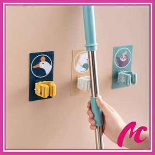 Móc Treo Cây Lau Nhà MIếng Dán Tường Hình Thú Đáng Yêu-00889