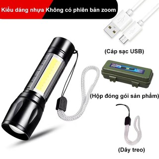 đèn Pin Siêu Sáng Chống Thấm Nước Có Thể Sạc Lại Tiện Dụng Đèn Pin LED Laser Siêu Sáng Với 3 màu Bảo hành 10 năm