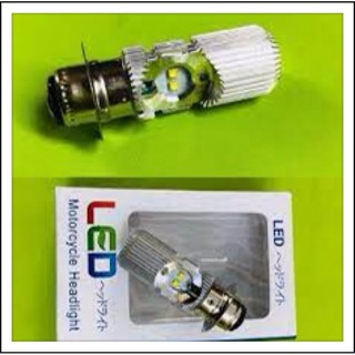 1 ĐÔI ĐÈN PHA LED CHÂN M5 CHO XE ĐỜI CŨ WAVE, DREAM