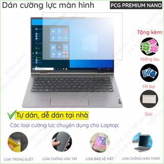 Dán cường lực màn hình laptop lenovo thinkbook 14p g2 ach/ 14p g3 arh dẻo nano cường lực 9h+ siêu bền bỉ