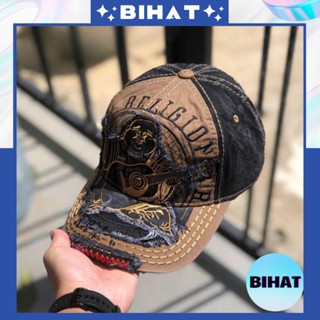 Mũ lưỡi trai nam nữ, Nón Kết True Religion Thêu Ông Địa Logo U phối lưới phong cách độc lạ cá tính MU158