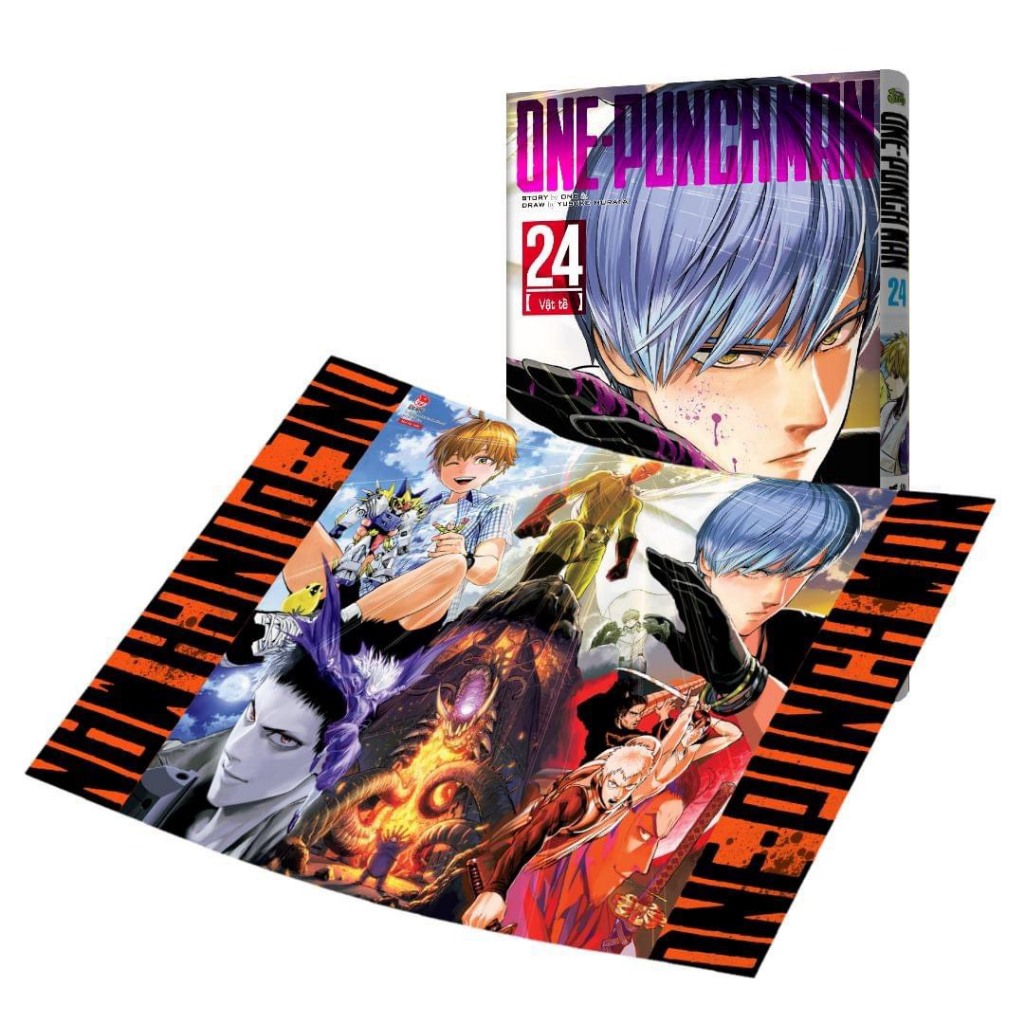 Poster One Punch Man 24 (Không kèm truyện) - NXB Kim Đồng
