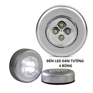 Đèn led dán tường, tủ quần áo, cốp xe 4 bóng đa năng