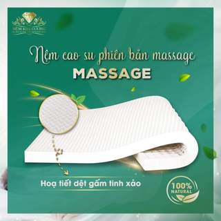 Nệm Cao Su Kim Cương Masa Feeling Good, Massage Lưng, Nâng Đỡ Cột Sống, Đàn Hồi Tối Ưu, Độ Bền Cao