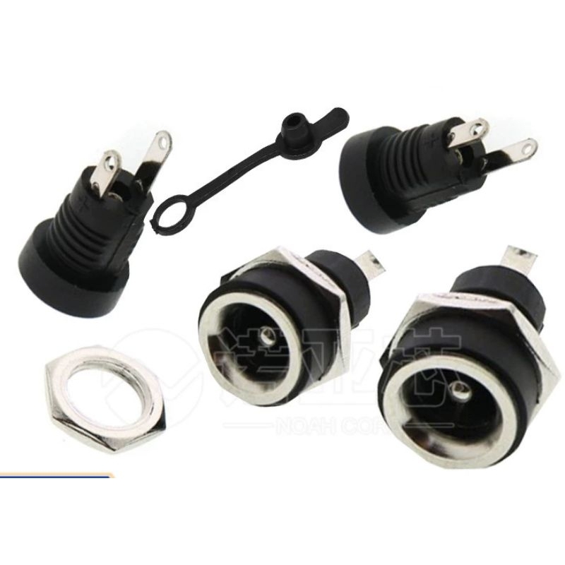 Jack nguồn DC 5.5*2.5mm Đực/Cái