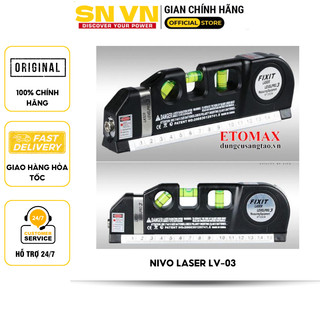 Ni vô laser đa năng LV-03.Đo góc vuông lấy thăng bằng siêu nhanh.