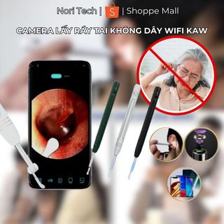 [ Mall ] Camera lấy ráy tai không dây Wifi Corisu Đầu 3.9mm Tặng Kèm Đầu Lấy Ráy Tai