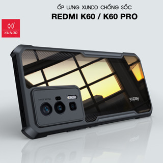 [Hỏa Tốc HCM] Ốp lưng XUNDD Redmi K60 / K60 Pro - Chống shock, Mặt lưng trong, Viền TPU