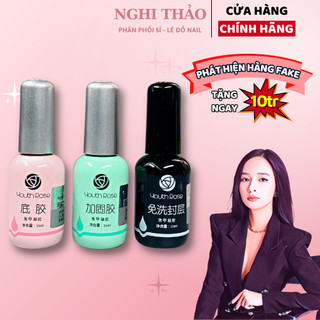 Base top hoa hồng, sơn liên kết móng 15ml