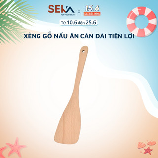 Xẻng gỗ nấu ăn cán dài an toàn tiện lợi