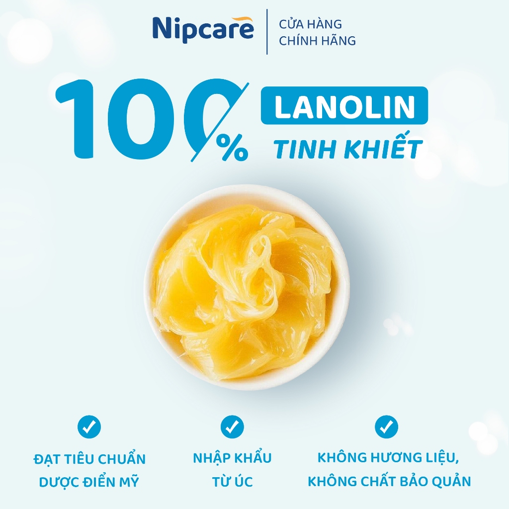 Kem bôi nứt đầu ti Nipcare 15g - dưỡng ẩm, làm mềm da, dùng được cho khô môi, nứt gót chân