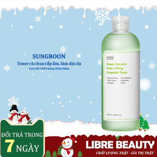 Toner cà chua xanh sungboon green tomato pore lifting ampoule toner 350ml