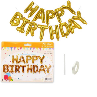 Bộ bóng chữ Happy Birthday 13 chi tiết đủ màu